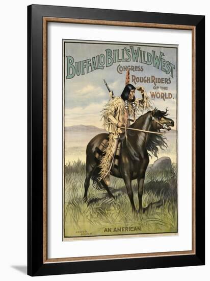 Buffalo Bills Wild West VI-null-Framed Giclee Print