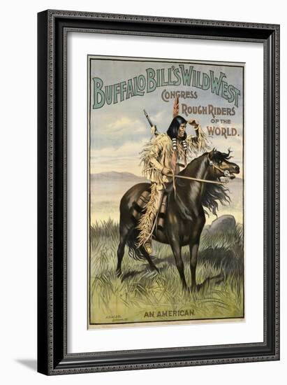 Buffalo Bills Wild West VI-null-Framed Giclee Print