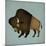 Buffalo Bison I-Ryan Fowler-Mounted Art Print