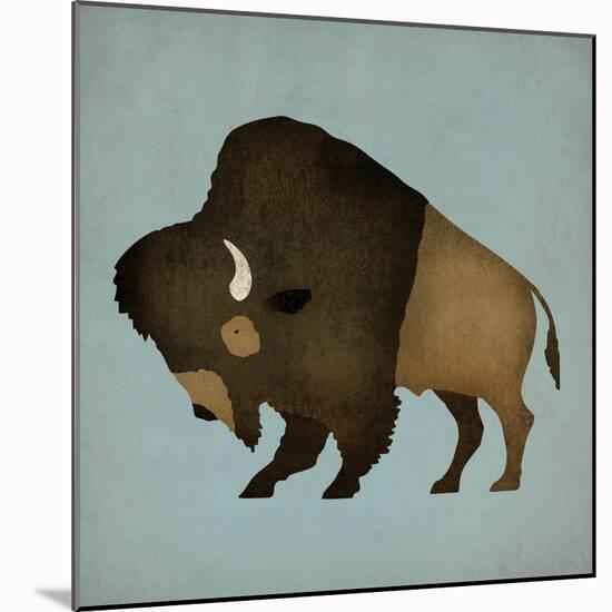 Buffalo Bison I-Ryan Fowler-Mounted Art Print