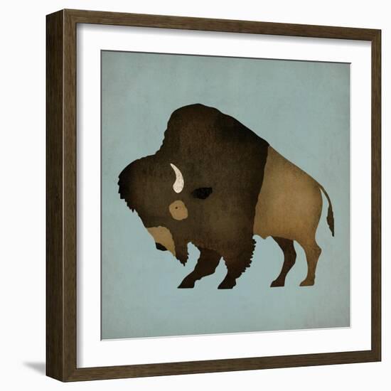 Buffalo Bison I-Ryan Fowler-Framed Premium Giclee Print