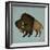 Buffalo Bison I-Ryan Fowler-Framed Premium Giclee Print