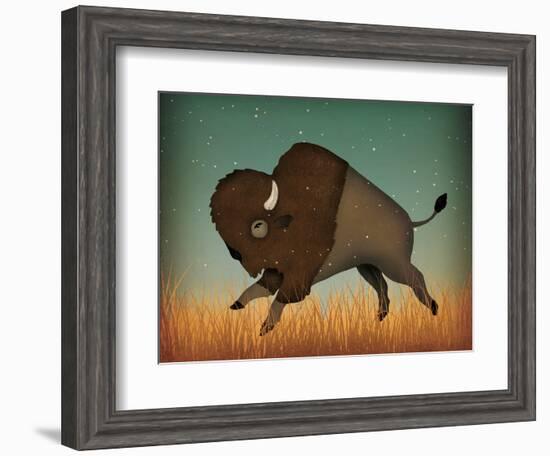 Buffalo Bison II-Ryan Fowler-Framed Art Print