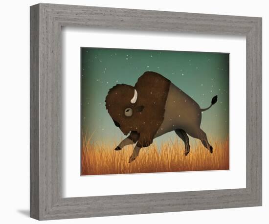 Buffalo Bison II-Ryan Fowler-Framed Art Print