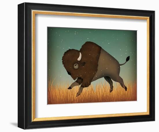 Buffalo Bison II-Ryan Fowler-Framed Art Print