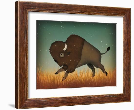 Buffalo Bison II-Ryan Fowler-Framed Art Print