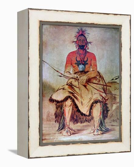 Buffalo Bull, 1835-George Catlin-Framed Premier Image Canvas