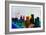 Buffalo City Skyline-NaxArt-Framed Art Print