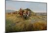 Buffalo Hunt, 1891-Charles Marion Russell-Mounted Giclee Print