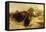 Buffalo Hunt, 1897-Charles Marion Russell-Framed Premier Image Canvas