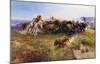 Buffalo Hunt-Charles Marion Russell-Mounted Art Print