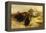 Buffalo Hunt-Charles Marion Russell-Framed Premier Image Canvas