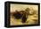 Buffalo Hunt-Charles Marion Russell-Framed Premier Image Canvas
