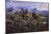 Buffalo Hunt-Edgar Samuel Paxson-Mounted Giclee Print