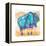 Buffalo In Legwarmers-Kerstin Stock-Framed Stretched Canvas