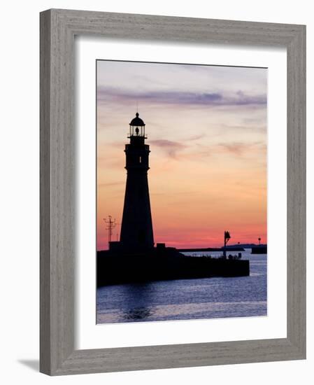 Buffalo Lighthouse, Buffalo Port, New York State, United States of America, North America-Richard Cummins-Framed Photographic Print