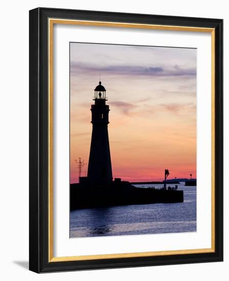 Buffalo Lighthouse, Buffalo Port, New York State, United States of America, North America-Richard Cummins-Framed Photographic Print