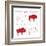 BUFFALO MEAT CUTS SCHEME-ONiONAstudio-Framed Art Print