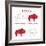 BUFFALO MEAT CUTS SCHEME-ONiONAstudio-Framed Art Print