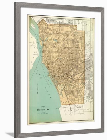 Buffalo, New York, c.1895-Joseph Rudolf Bien-Framed Art Print