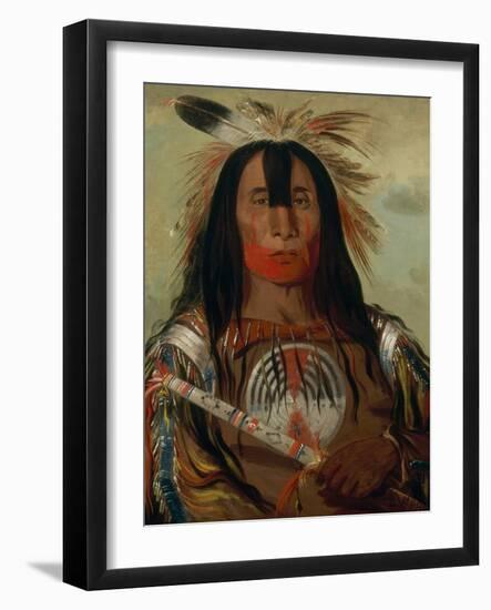 Buffalo's Back Fat, 1832-George Catlin-Framed Giclee Print