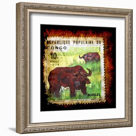 Buffalo Stamp-Jean-François Dupuis-Framed Art Print