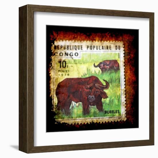 Buffalo Stamp-Jean-François Dupuis-Framed Art Print