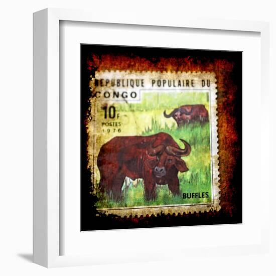 Buffalo Stamp-Jean-François Dupuis-Framed Art Print