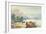 Buffalo Watering, 1887-Thomas Moran-Framed Giclee Print