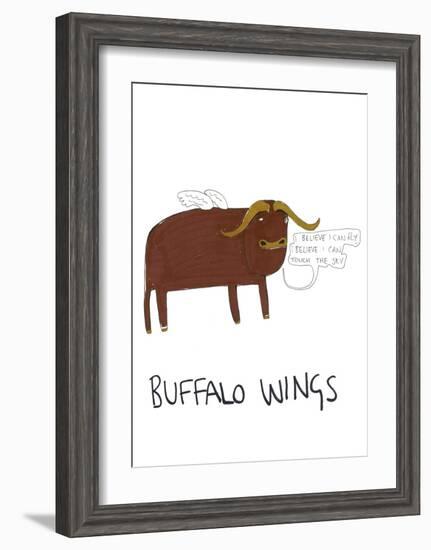 Buffalo Wings-null-Framed Art Print