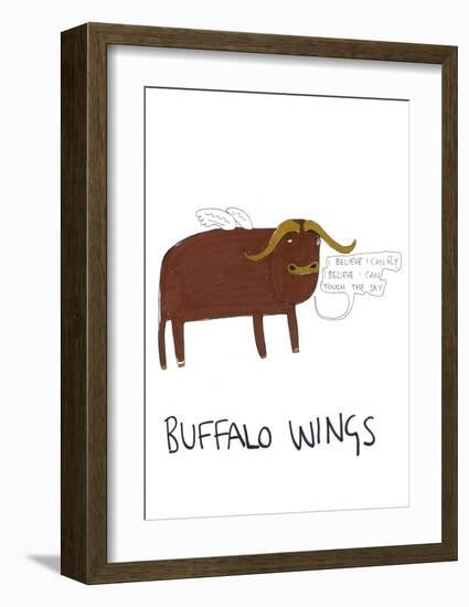 Buffalo Wings-null-Framed Art Print