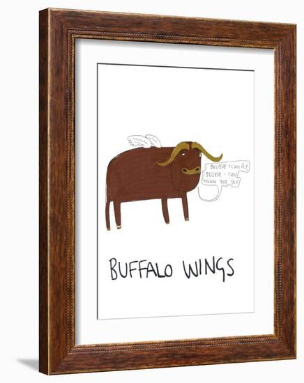 Buffalo Wings-null-Framed Art Print