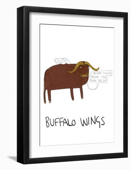 Buffalo Wings-null-Framed Art Print