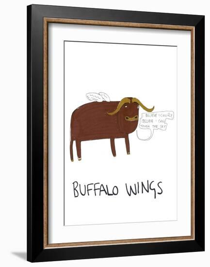 Buffalo Wings-null-Framed Art Print