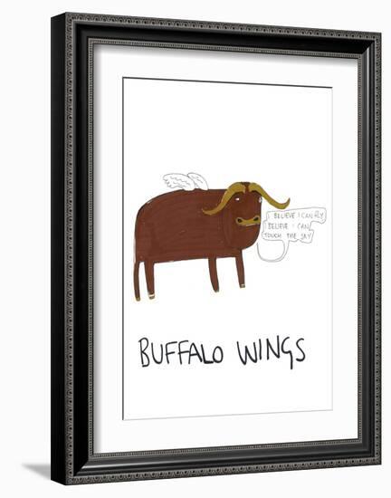 Buffalo Wings-null-Framed Art Print