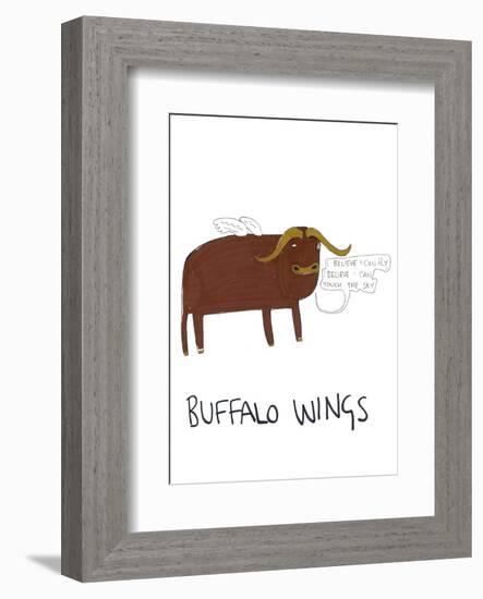 Buffalo Wings-null-Framed Giclee Print