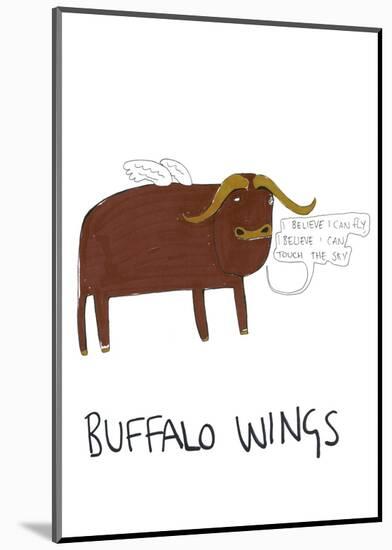 Buffalo Wings-null-Mounted Giclee Print