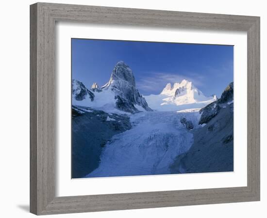 Bugaboo Spire And Vowell Glacier, Canada-David Nunuk-Framed Photographic Print