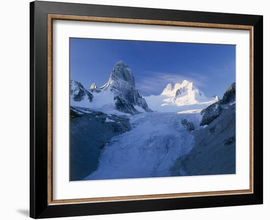 Bugaboo Spire And Vowell Glacier, Canada-David Nunuk-Framed Photographic Print