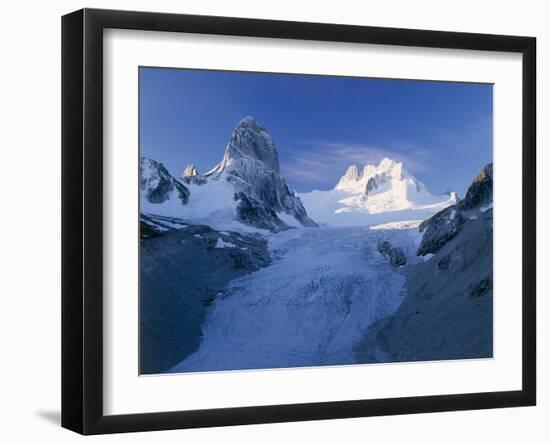 Bugaboo Spire And Vowell Glacier, Canada-David Nunuk-Framed Photographic Print