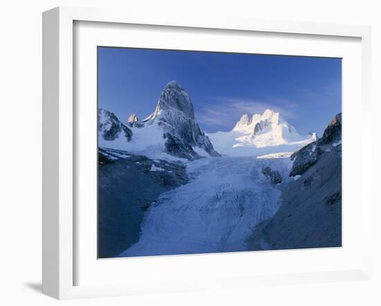 Bugaboo Spire And Vowell Glacier, Canada-David Nunuk-Framed Photographic Print
