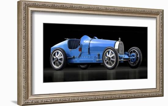 Bugatti 35-Gasoline Images-Framed Art Print