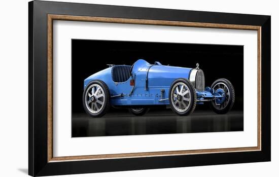 Bugatti 35-Gasoline Images-Framed Art Print