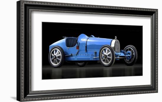 Bugatti 35-Gasoline Images-Framed Art Print