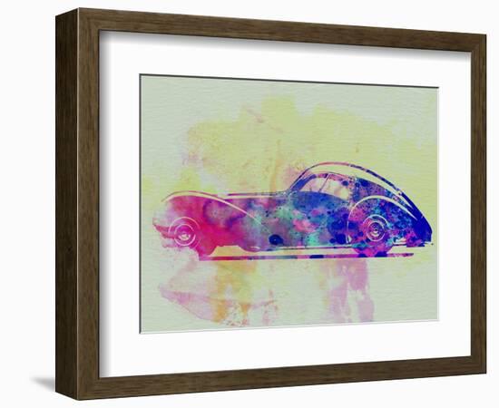 Bugatti Atlantic Watercolor 3-NaxArt-Framed Premium Giclee Print