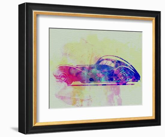 Bugatti Atlantic Watercolor 3-NaxArt-Framed Premium Giclee Print