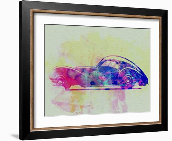 Bugatti Atlantic Watercolor 3-NaxArt-Framed Art Print