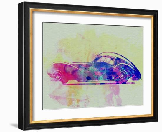 Bugatti Atlantic Watercolor 3-NaxArt-Framed Art Print