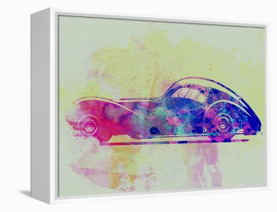 Bugatti Atlantic Watercolor 3-NaxArt-Framed Stretched Canvas