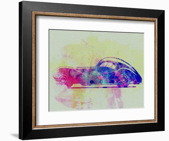 Bugatti Atlantic Watercolor 3-NaxArt-Framed Art Print